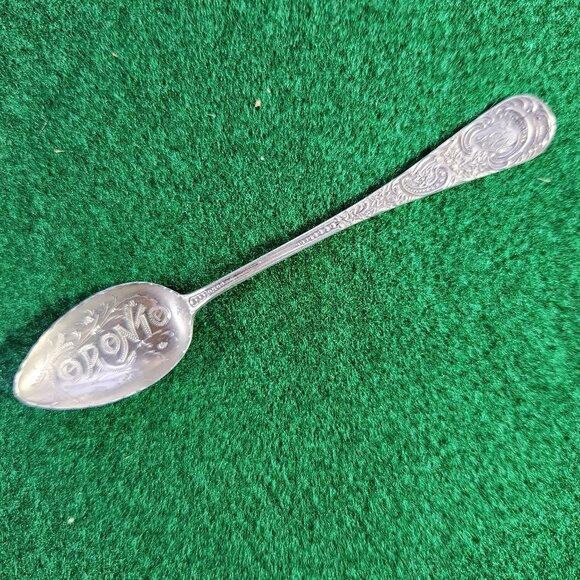 Antique Toronto Sterling Silver Spoon Souvenir 1902 Hand Engraved - 5 grams - Picture 1 of 8